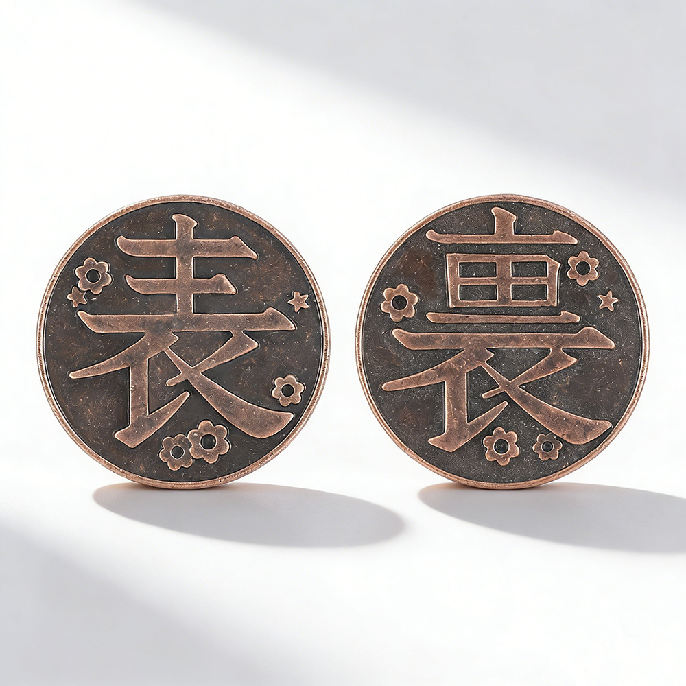 Women Accessories Trending - Anime Periphery Tsuyuri Kanawo Metal Commemorative