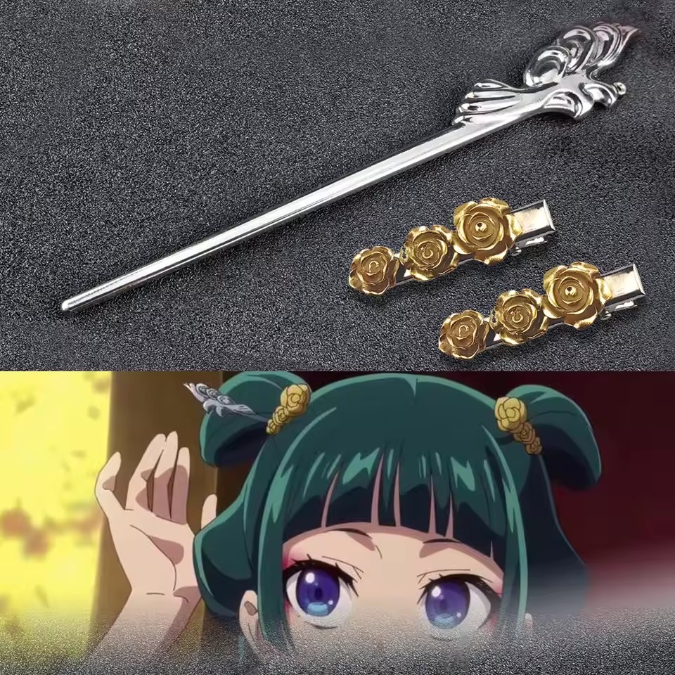 Women Accessories Trending - Apothecary Diaries Alloy Hairpins Anime Cosplay
