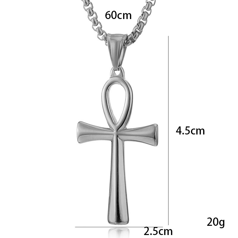 Stainless Steel Egyptian Ankh  - Women'S Egyptian Accessories recension och pris