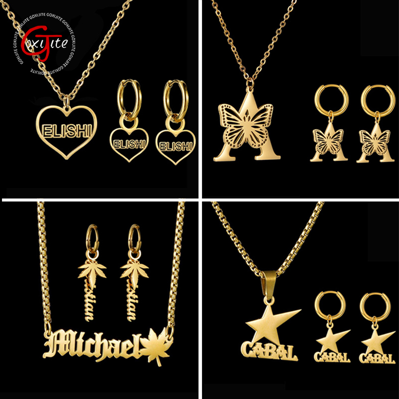 Goxijite Customized Name Earri - Women Accessories Name recension och pris