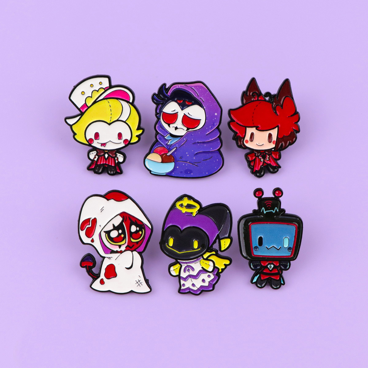 Cute Devils Enamel Pin Cartoon - Women Accessories Picture recension och pris