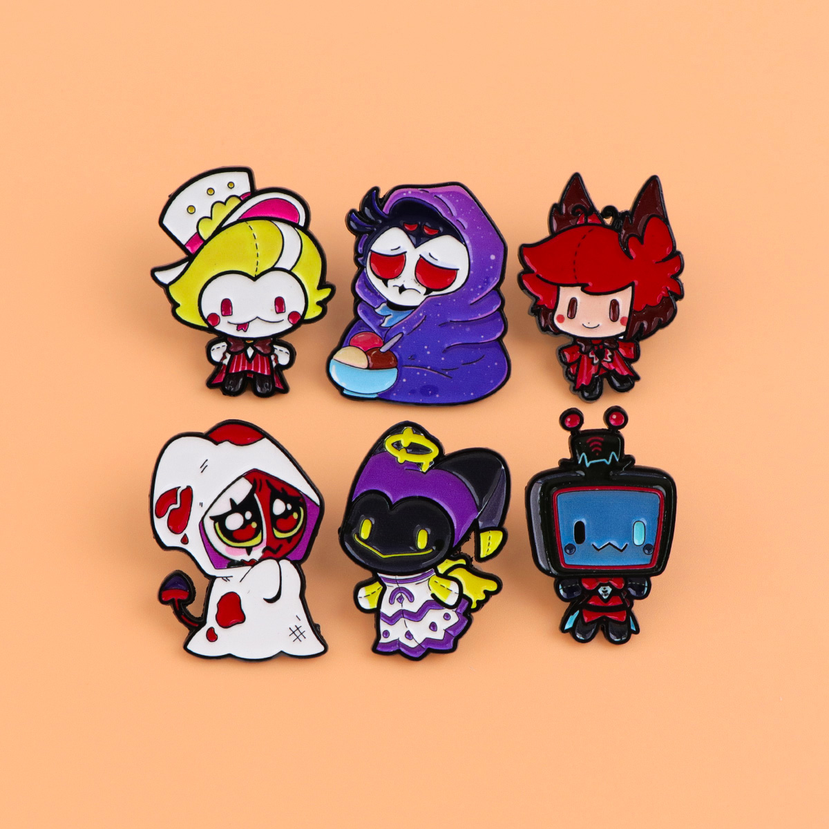 Cute Devils Enamel Pin Cartoon - Women Accessories Picture recension och pris