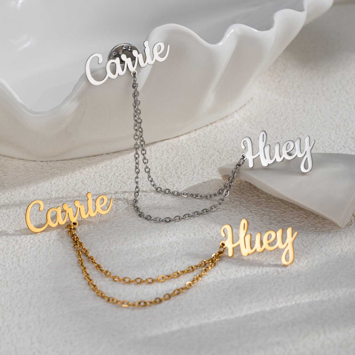 Fashion 2 Names DIY Customized - Women Accessories Name recension och pris