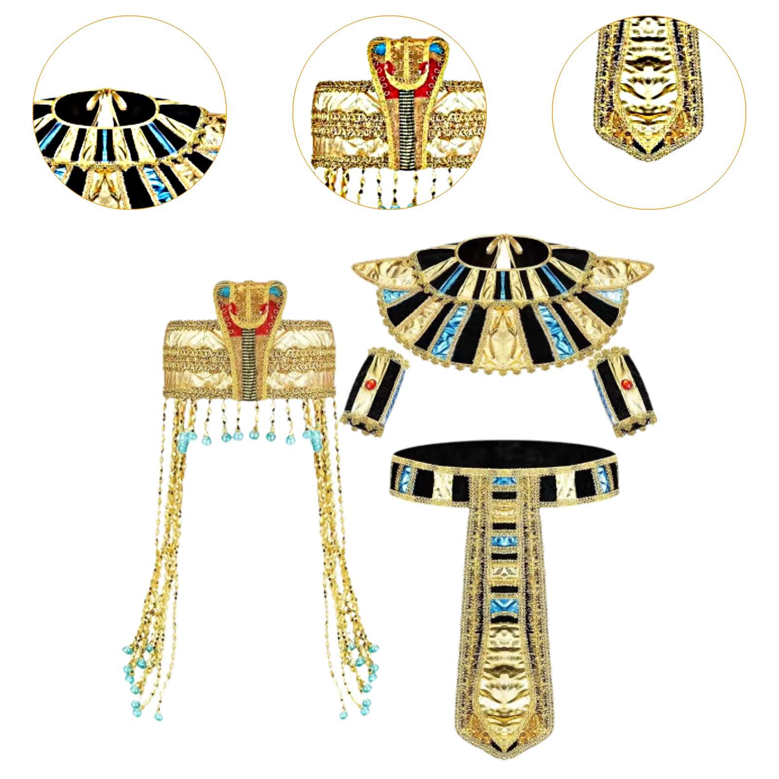 5Pcs Womens Egyptian Costume A - Women'S Egyptian Accessories recension och pris