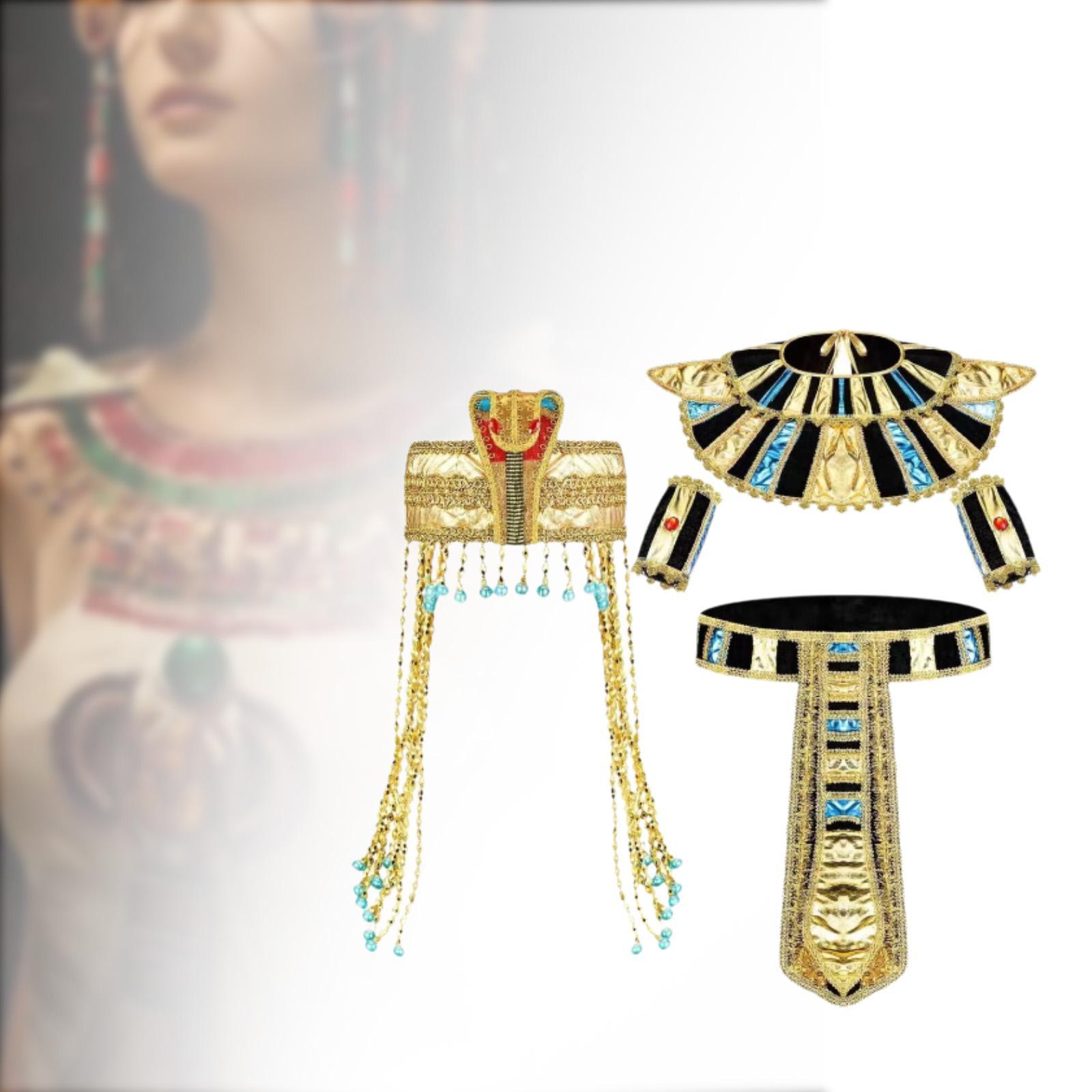 5Pcs Womens Egyptian Costume A - Women'S Egyptian Accessories recension och pris