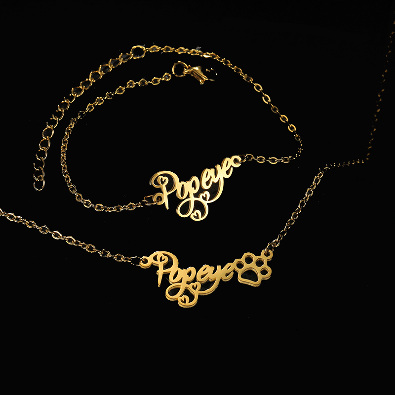 Goxijite Customize Name Neckla - Women Accessories Name recension och pris