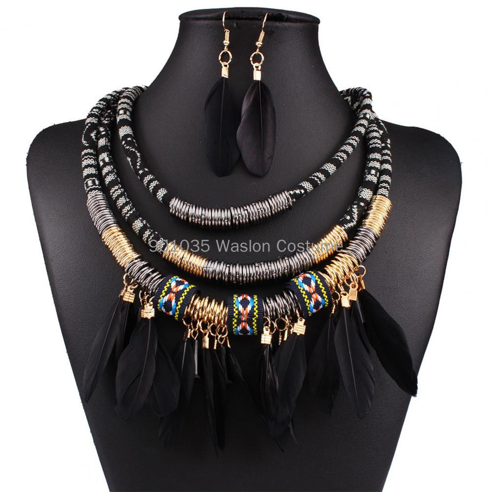 2Pcs/Set Egypt Feather Tassel  - Women Accessories In Egypt recension och pris