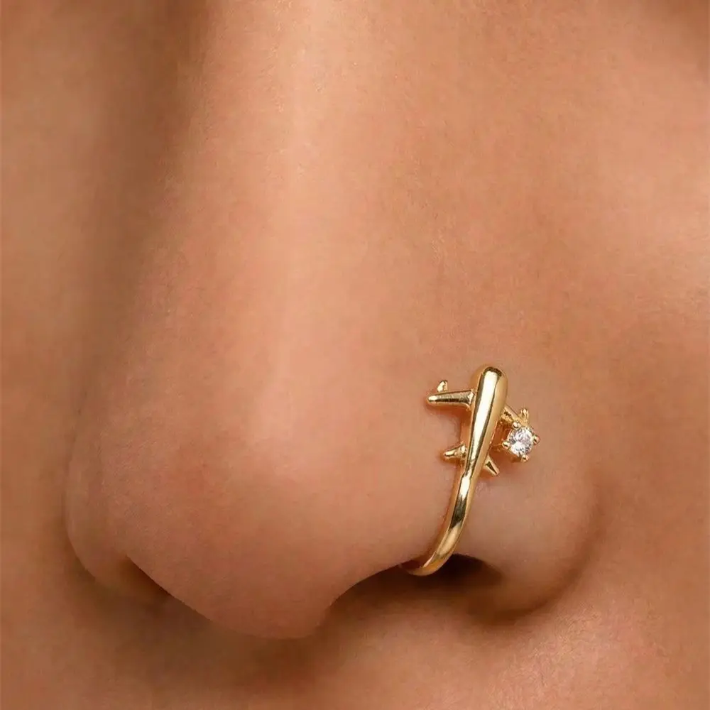 1PC Airplane Design No Piercin - Women'S Accessories Jewelry Sale recension och pris
