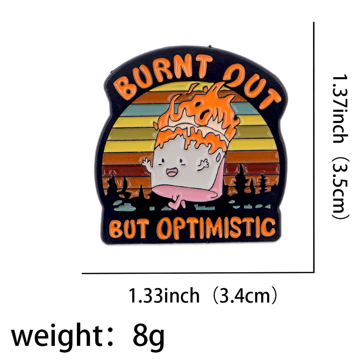 Fire Badges Enamel Pin Brooche - Women Accessories Picture recension och pris