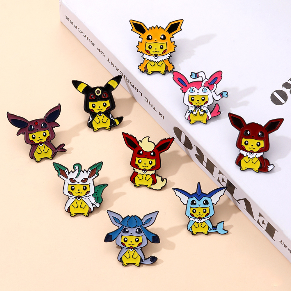 9Pcs Anime Pokemon Lapel Pins  - Women'S Accessories Jewelry Sale recension och pris