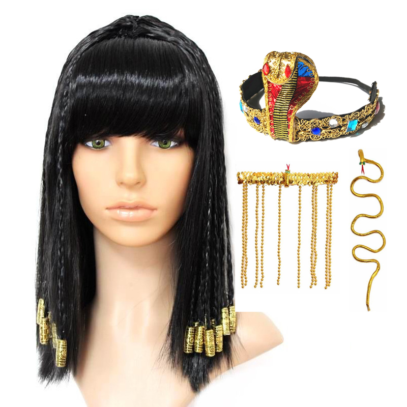 Cleopatra Wig Woman Egypt Quee - Women Accessories In Egypt recension och pris