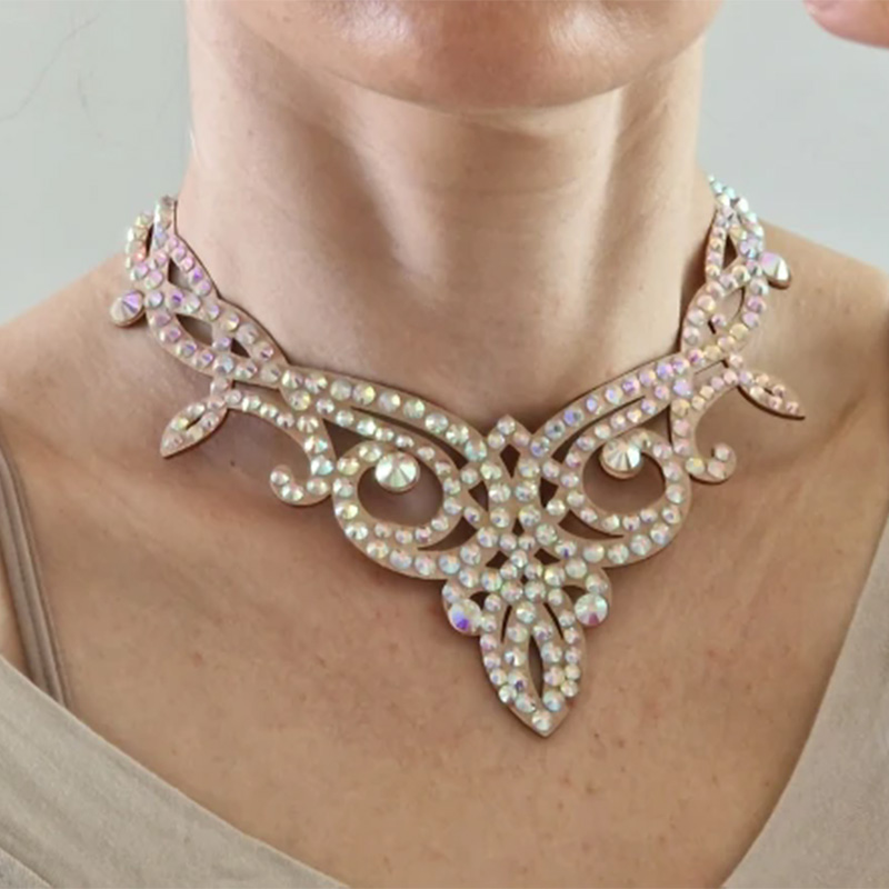 Belly Dance Sparkle Necklace C - Women Accessories In Egypt recension och pris