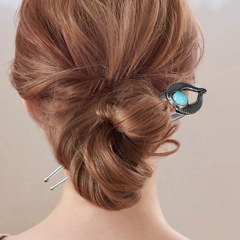 Egypt Turquoise U Shape Hair F - Women'S Egyptian Accessories recension och pris