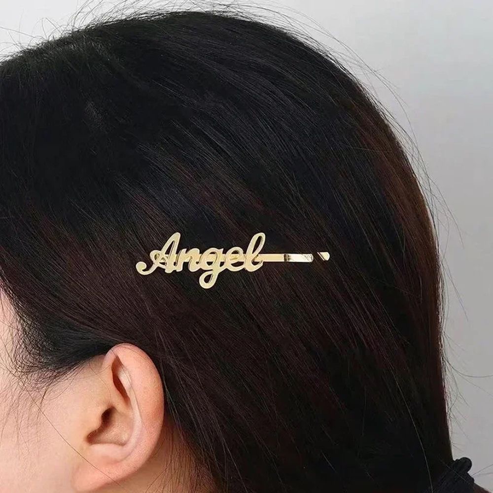 Custom Name Hair Clips Fashion - Women Accessories Name recension och pris