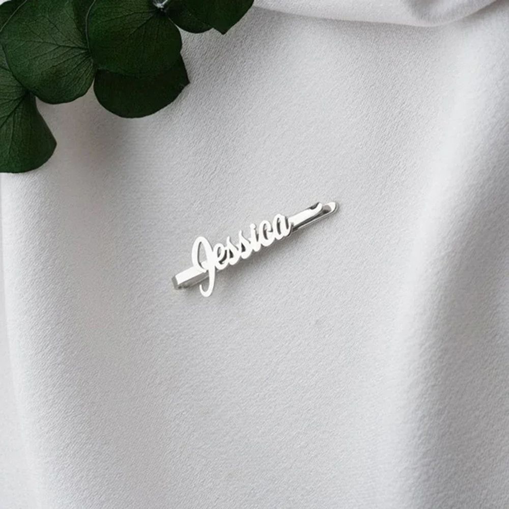 Custom Name Hair Clips Fashion - Women Accessories Name recension och pris